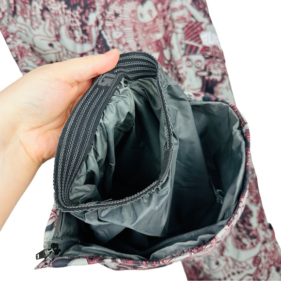 Burton Dry Ride All Access Graphic Graffiti Cargo Snowboarding Ski Pants Gray - Picture 6 of 15